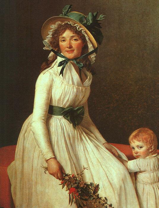 Jacques-Louis David Portrait of Madame Seriziat France oil painting art
